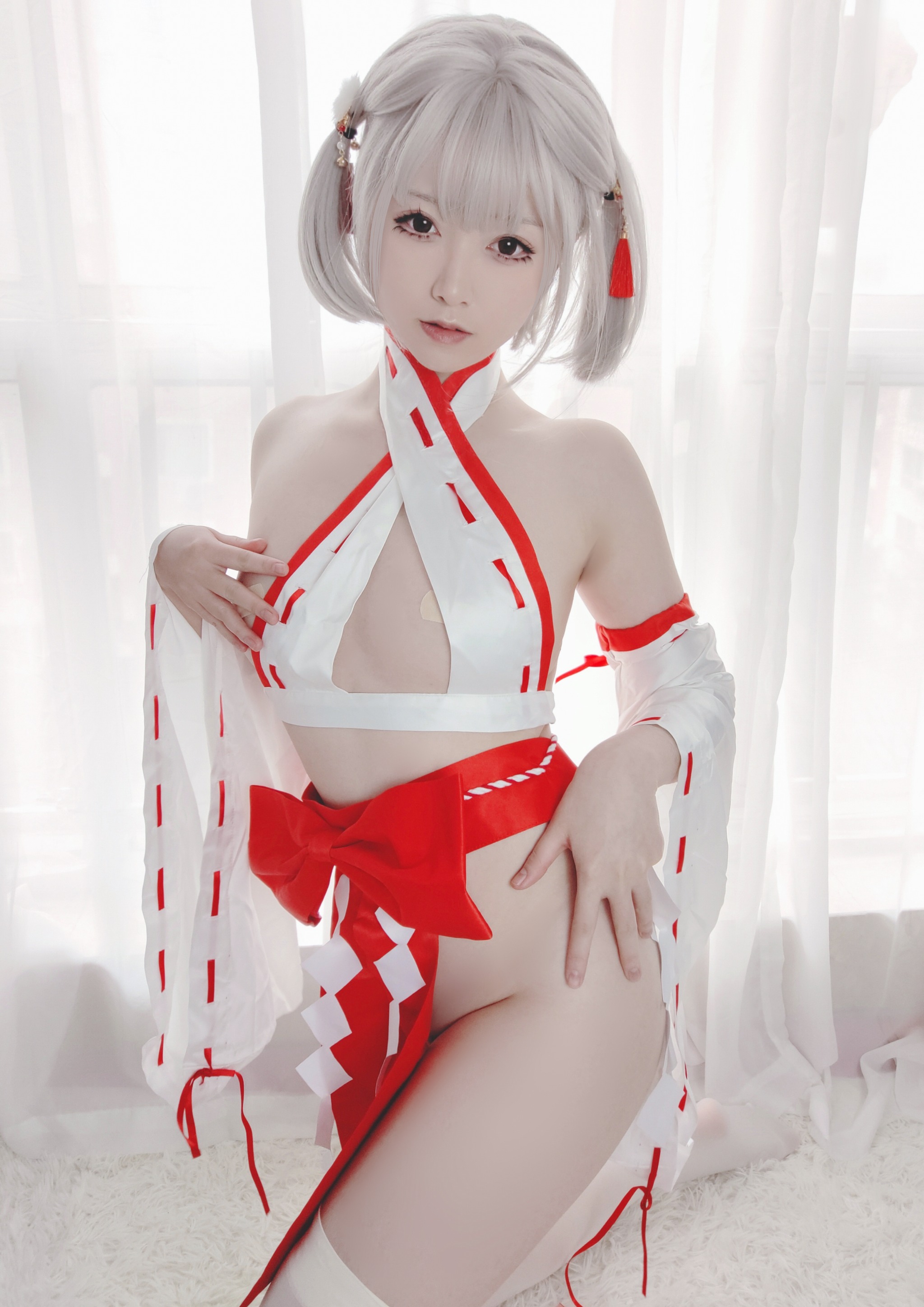 图片[1]-朝霧愛 – NO.017 巫女[40P]-XikXak